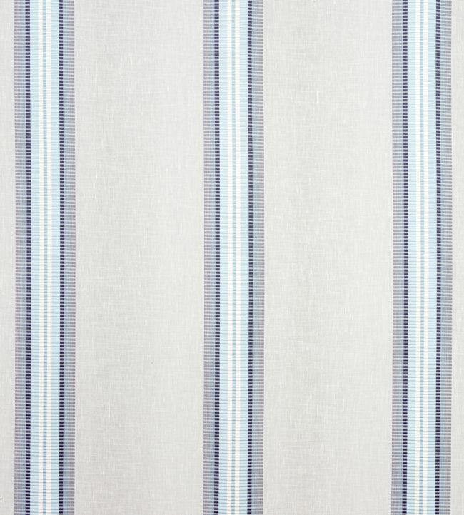 Stanley Stripe Fabric - Blue 