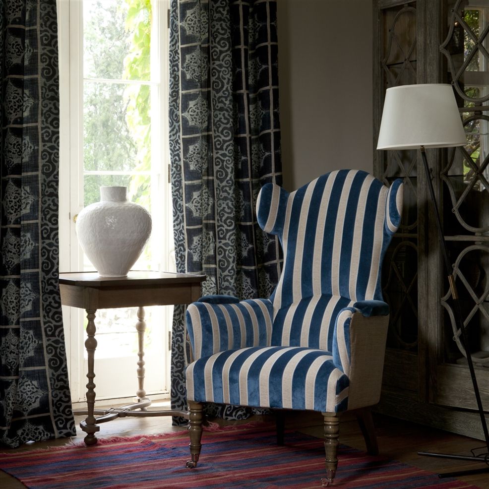 Culvante Room Fabric - Blue