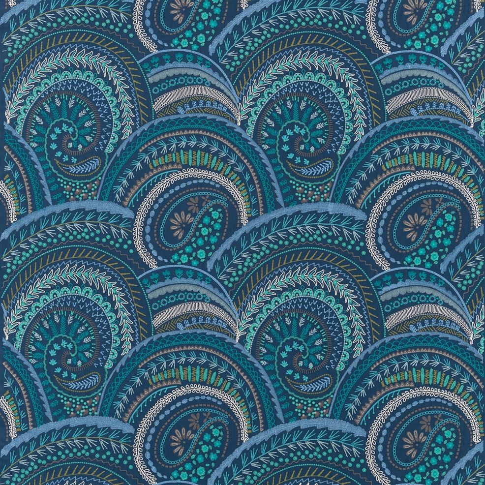 Banjara Ocean Fabric - Blue