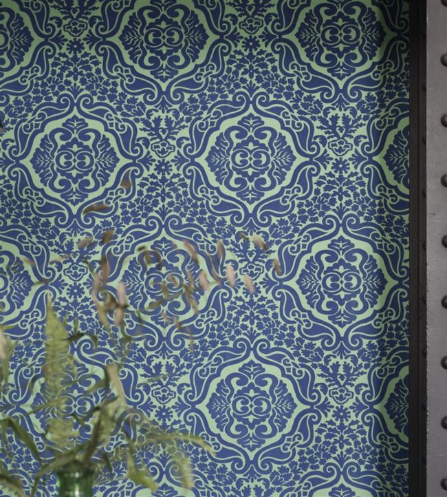 Fioravanti Wallpaper - Cobalt - P446/07 - Designers Guild