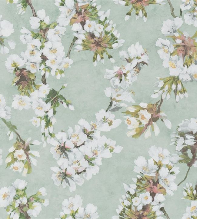 Fleur D'Assam Wallpaper - Platinum - PDG1148/05 - Designers Guild