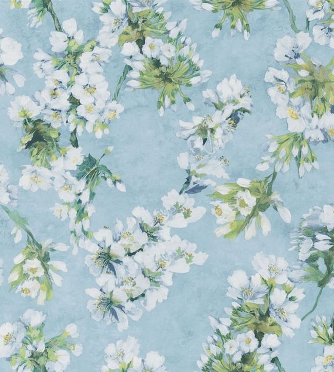 Fleur D'Assam Wallpaper - Sky - PDG1148/06 - Designers Guild