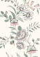 Fleurie Wallpaper - Peppermint Rose - Lewis & Wood