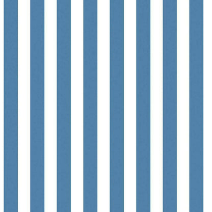 Just 4 Kids 2 Stripe Nursey Wallpaper -  Blue 