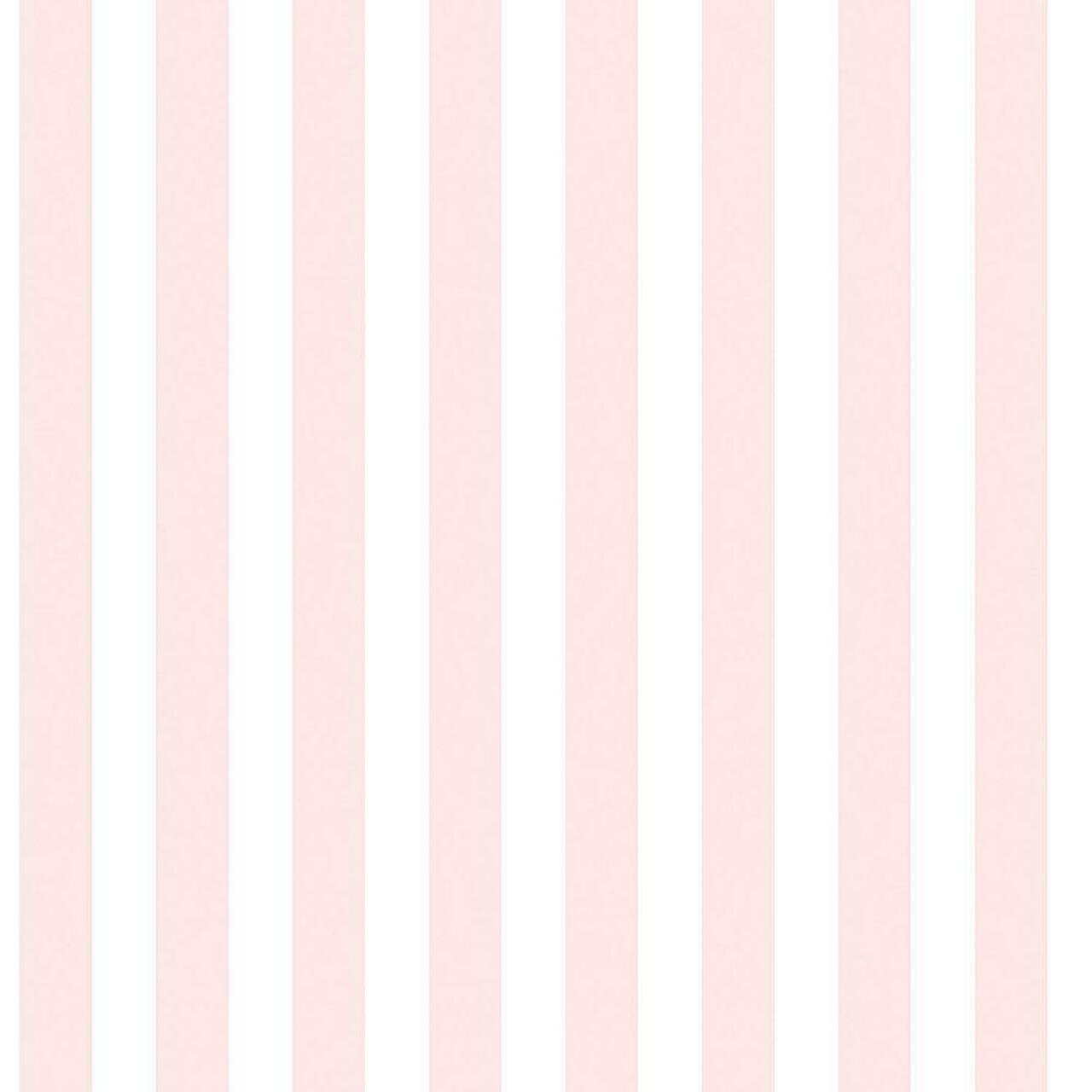 Just 4 Kids 2 Stripe Nursey Wallpaper - Pink