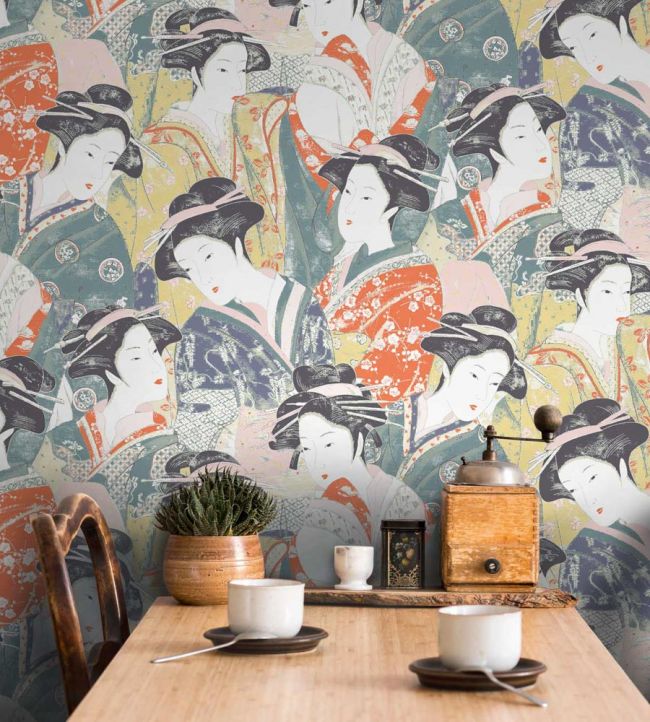 Matsuyama Room Wallpaper - Blue
