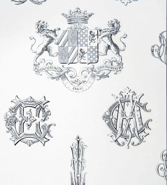 Heraldica Wallpaper - Silver