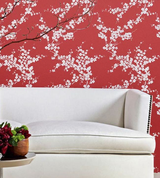 Primavera Room Wallpaper - Red