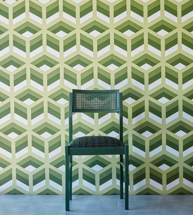 Xabi Room Wallpaper - Green