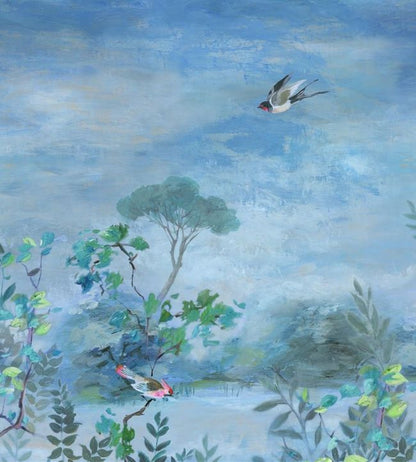 Giardino Segreto Scene 2 Wallpaper - Delft - PDG1057/01 - Designers Guild