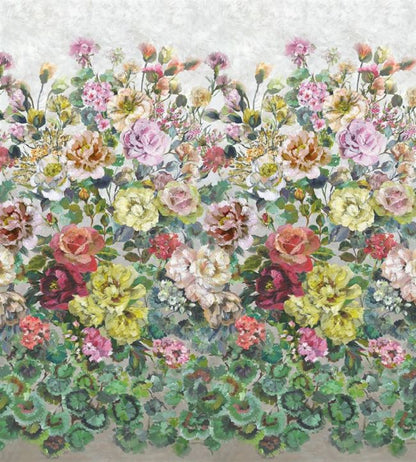 Grandiflora Rose Wallpaper - Dusk - PDG1123/01 - Designers Guild