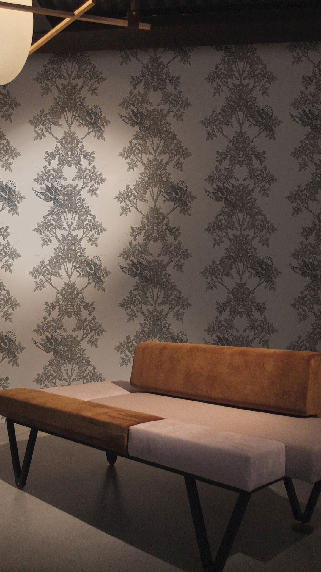 Two In A Bush Room Wallpaper 3 - Gray