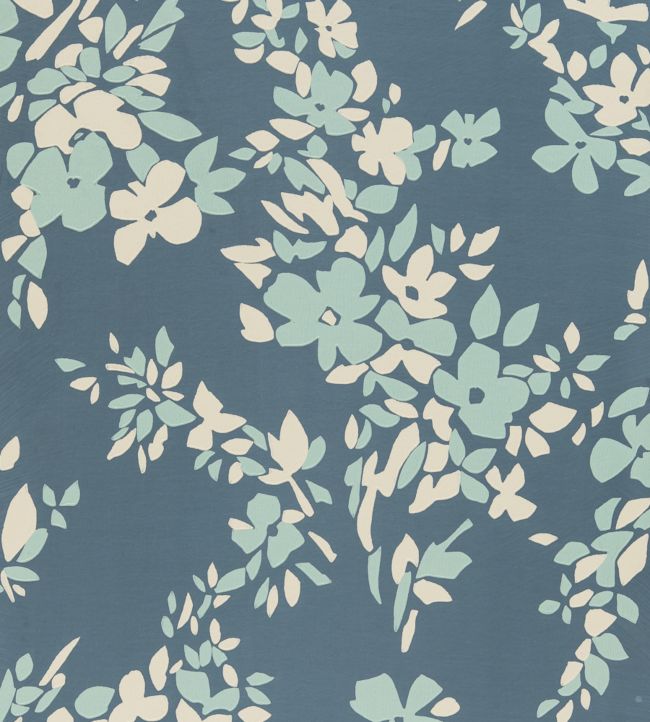 Hegemone Wallpaper - Stiffkey Blue - 5706 - Farrow & Ball
