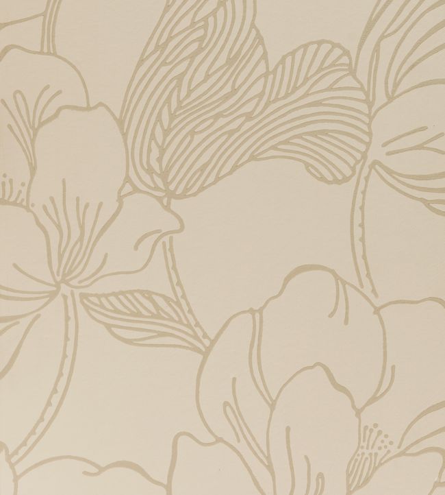 Helleborus Wallpaper - White - 5601 - Farrow & Ball