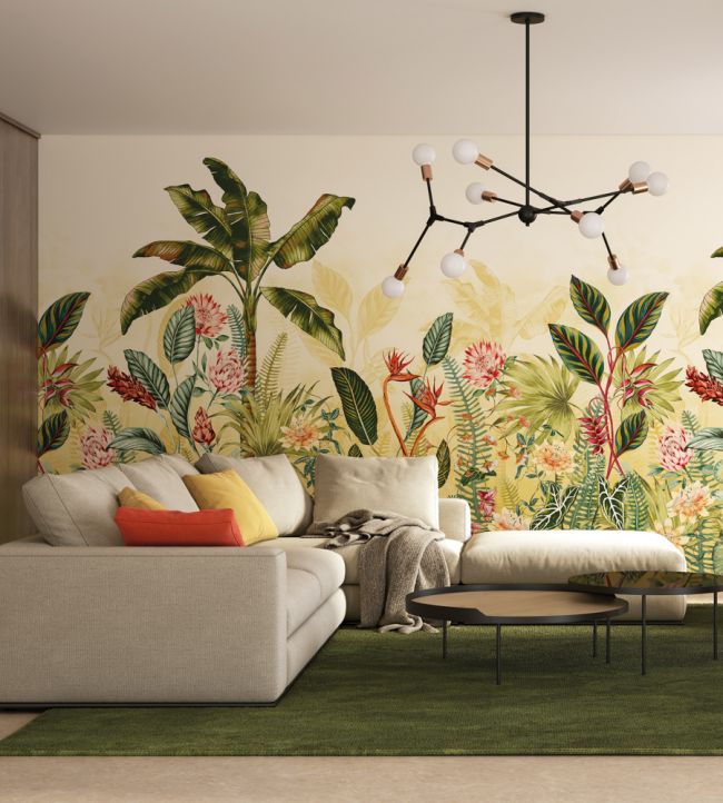 Jangala Room Wallpaper - Green