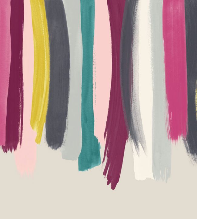 Blurred Lines Wallpaper - Multicolor