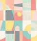 Blocky Wallpaper - Pink