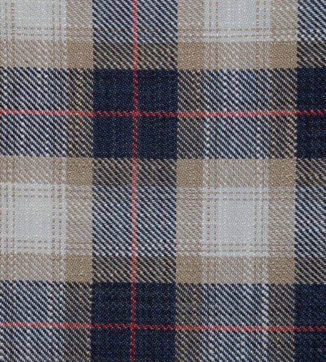 Kintyre Check Fabric - Blue