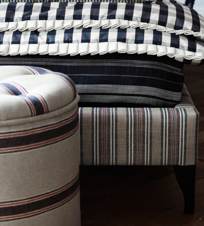 Moffat Room Fabric - Blue