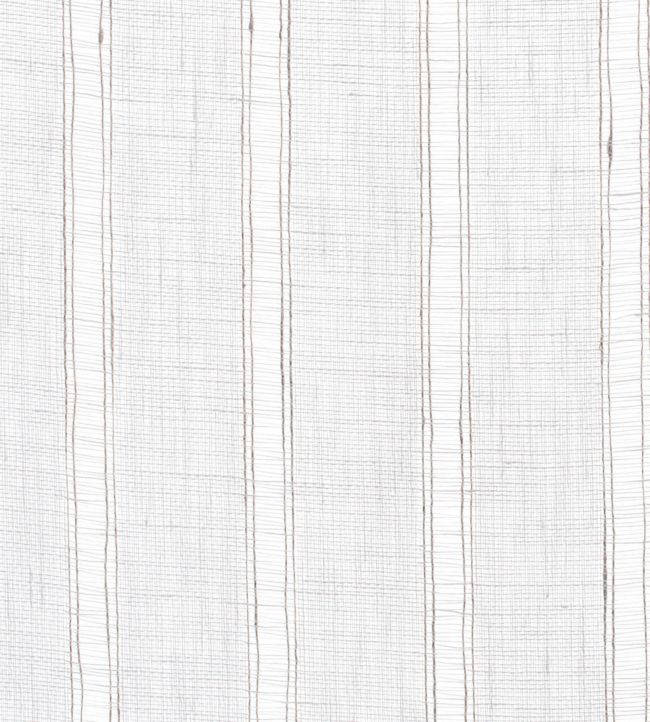 Helford Stripe Fabric - White 