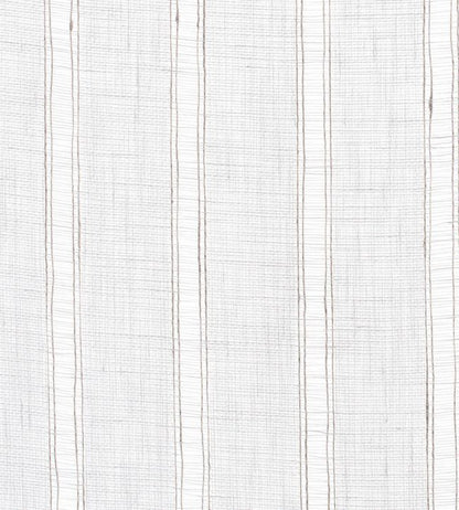 Helford Stripe Fabric - White 