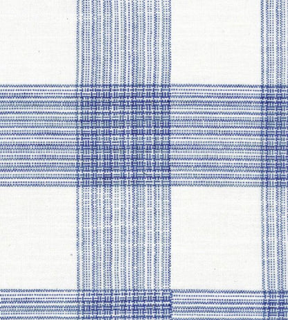 Hemsby Check Fabric - Blue