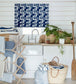 Knot Room Fabric - Blue