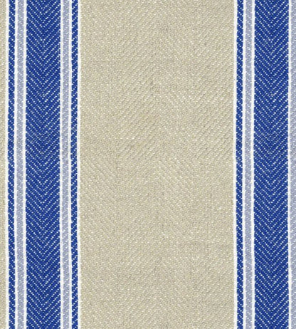 Moffat Stripe Fabric - Blue