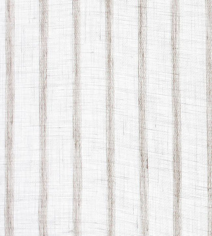 Newlyn Stripe Fabric - White 