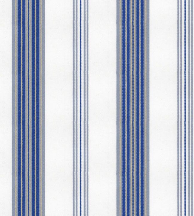Tenby Stripe Fabric - Blue