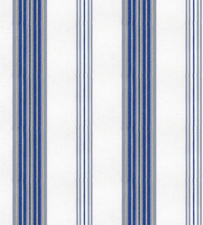 Tenby Stripe Fabric - Blue