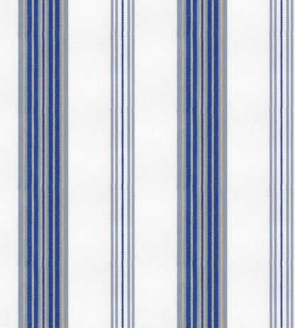 Tenby Stripe Fabric - Blue