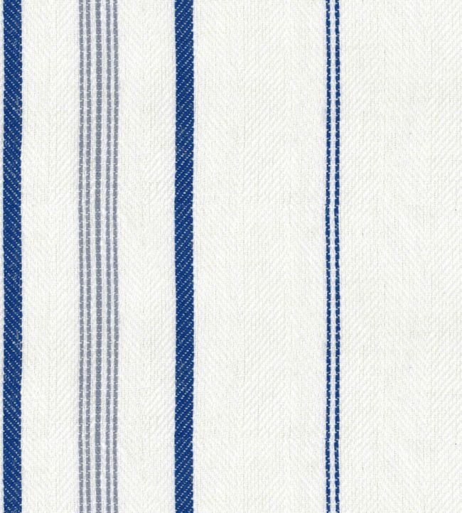 Troon Stripe Fabric - Blue