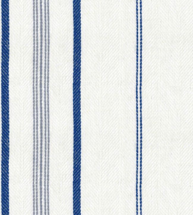 Troon Stripe Fabric - Blue