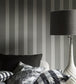 Oxford Stripe Room Wallpaper - Black
