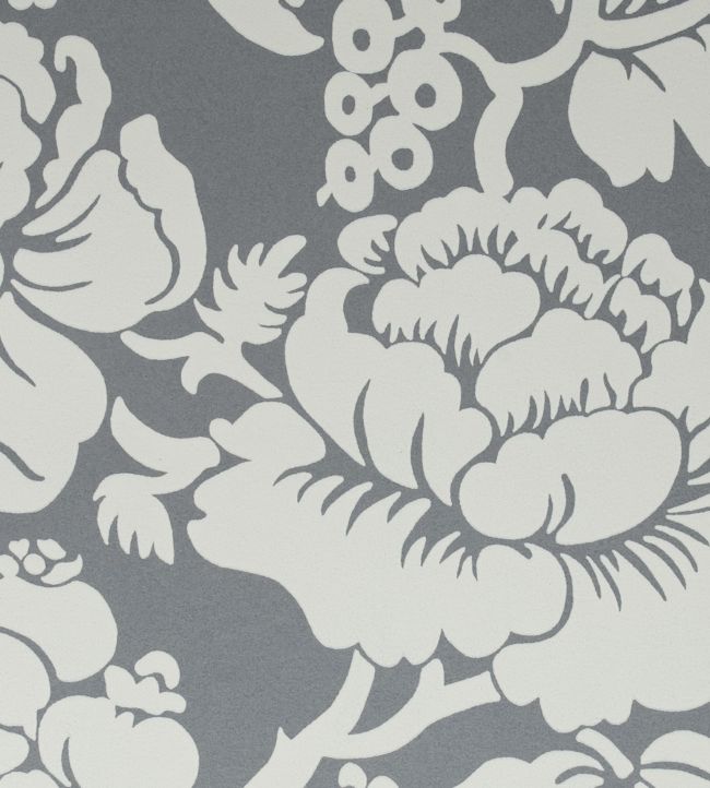 Wildflower Wallpaper - Gray 