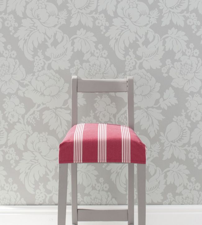 Wildflower Room Wallpaper - Gray
