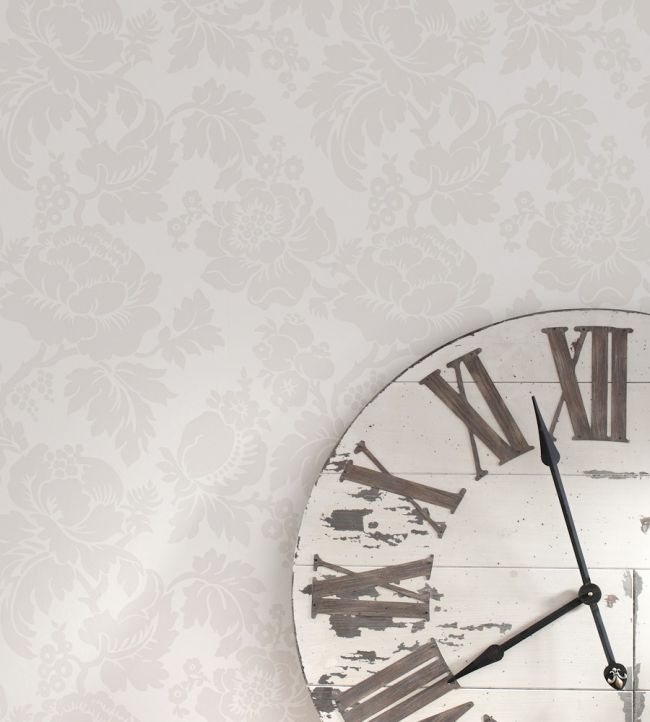 Wildflower Room Wallpaper - White