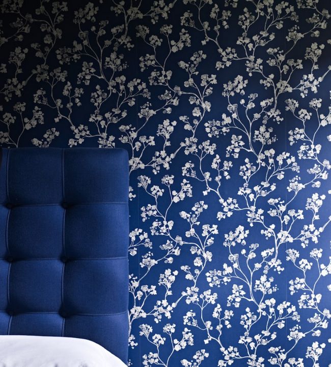 Kew Room Wallpaper - Blue