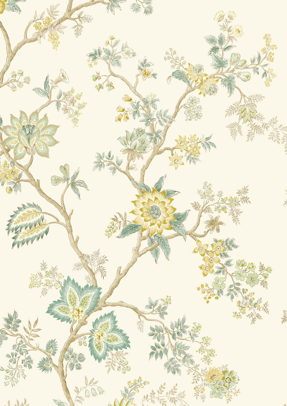 Indienne Fabric - Yellow - Lewis & Wood