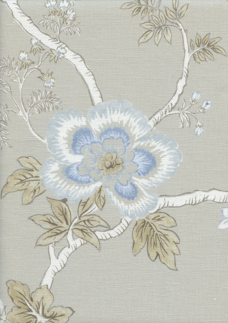 Indienne Fabric - Gray - Lewis & Wood