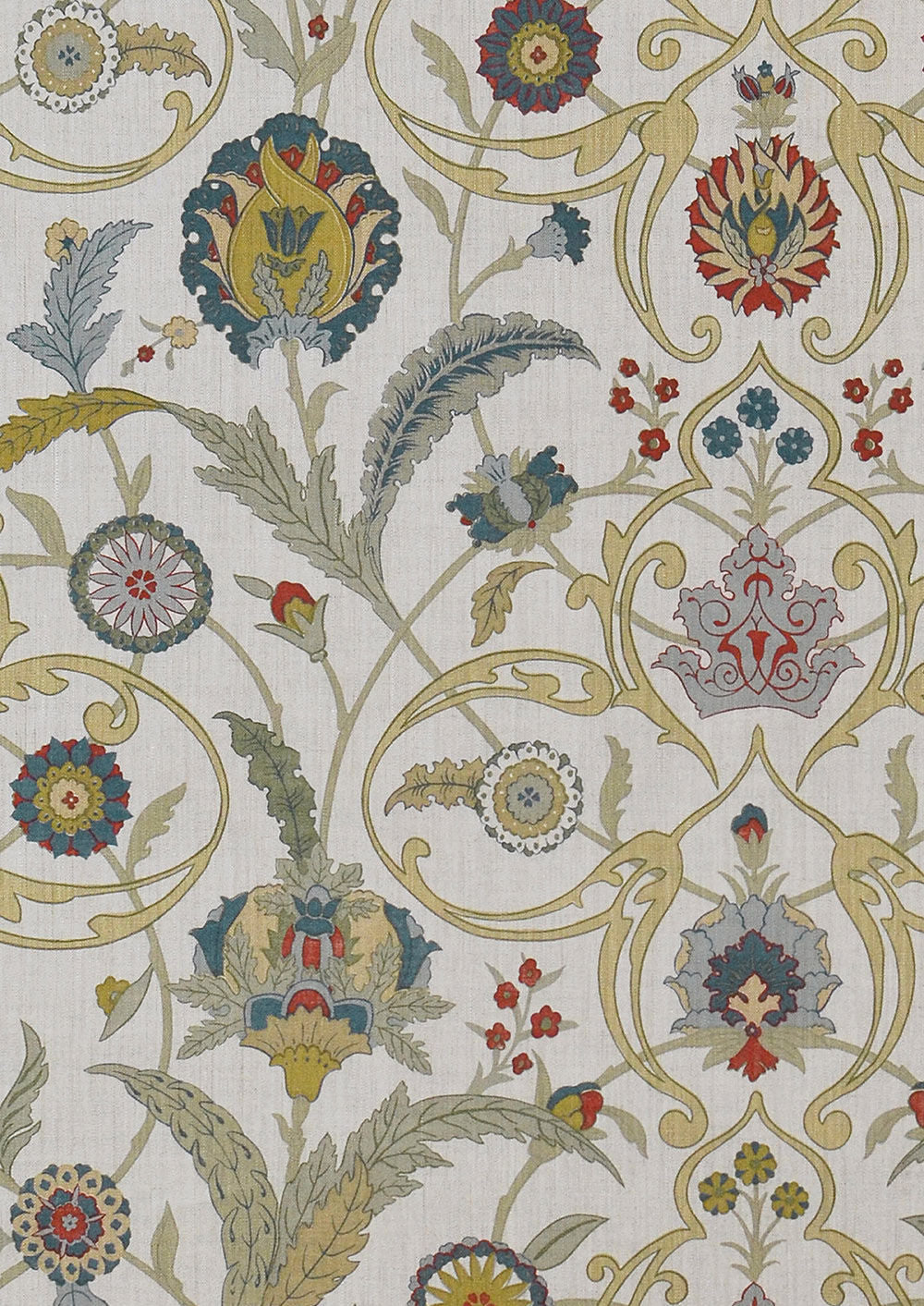 Ipek Damask Wallpaper - Pugin - Lewis & Wood
