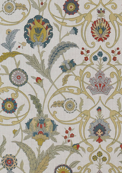 Ipek Damask Wallpaper - Pugin - Lewis & Wood