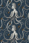 Octopoda Wallpaper | Deep Sea Blue