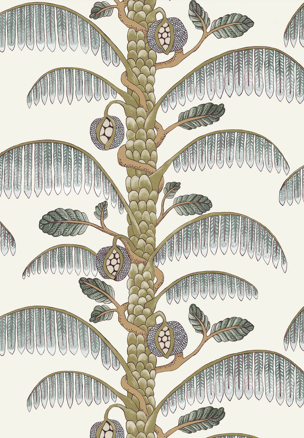 Palm Stripe Wallpaper | Clarke White