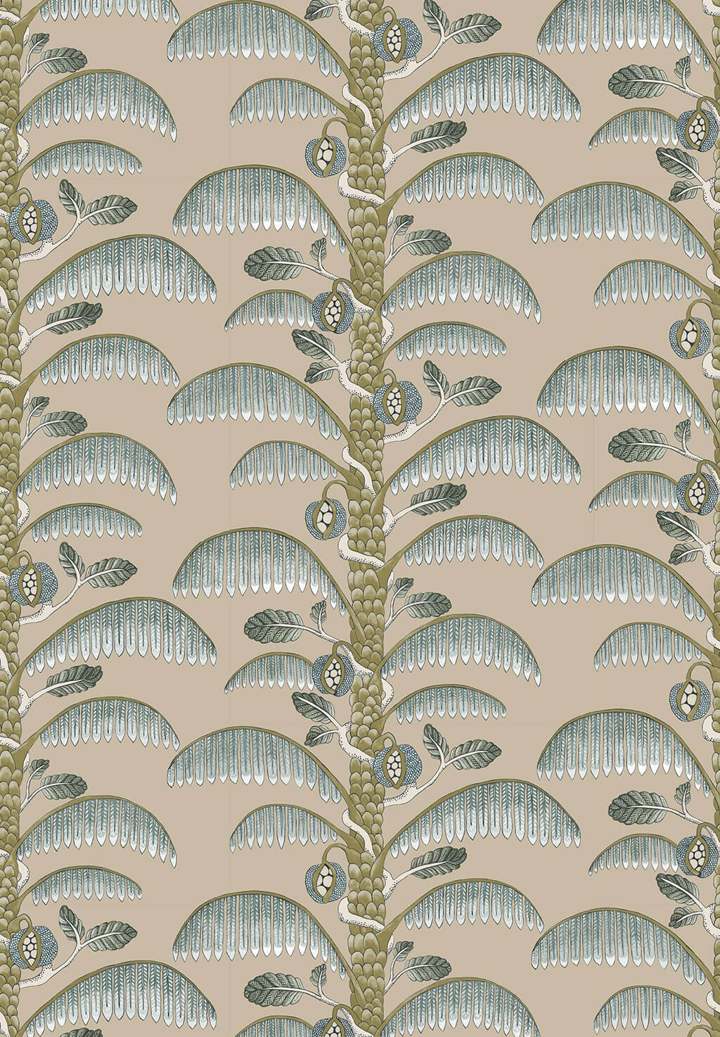 Palm Stripe Wallpaper | Edge Sand