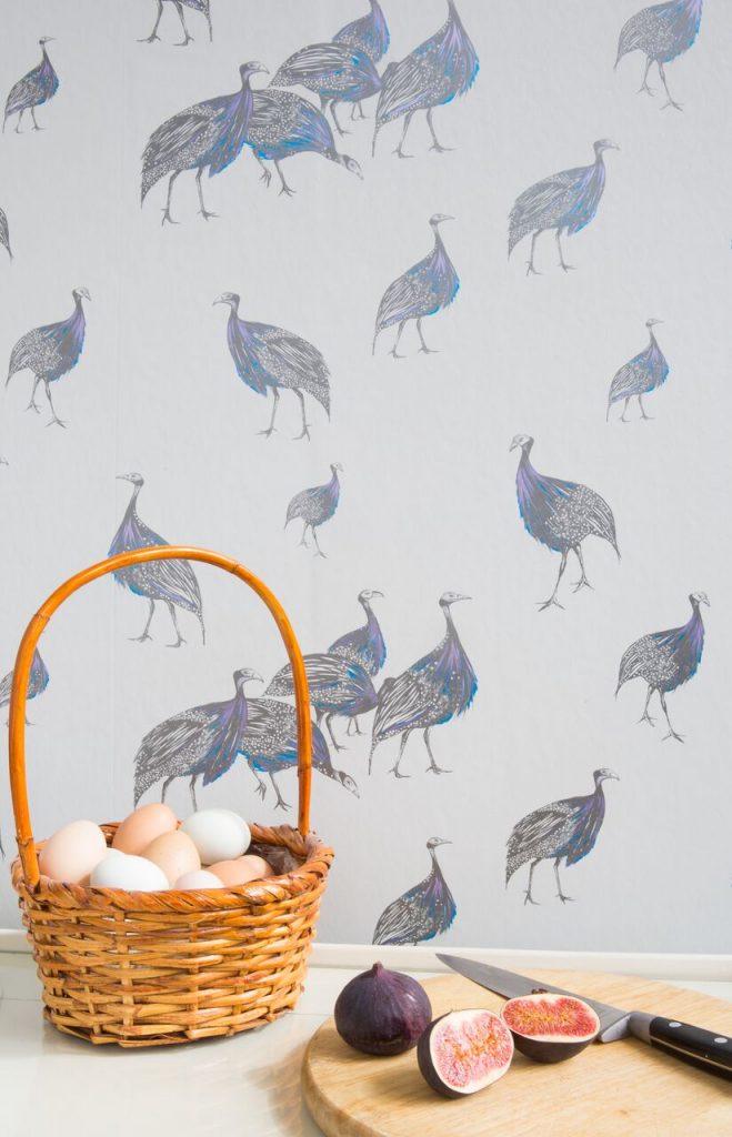 Birds of a Feather Room Wallpaper 3 - White