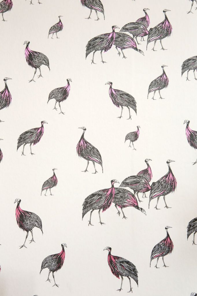Birds of a Feather Wallpaper - Gray