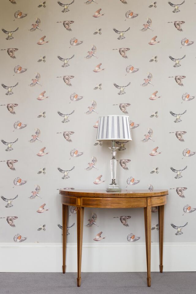 Early Bird Room Wallpaper - Brown