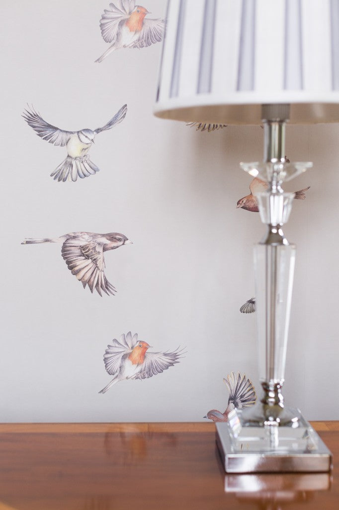 Early Bird Room Wallpaper 3 - Brown